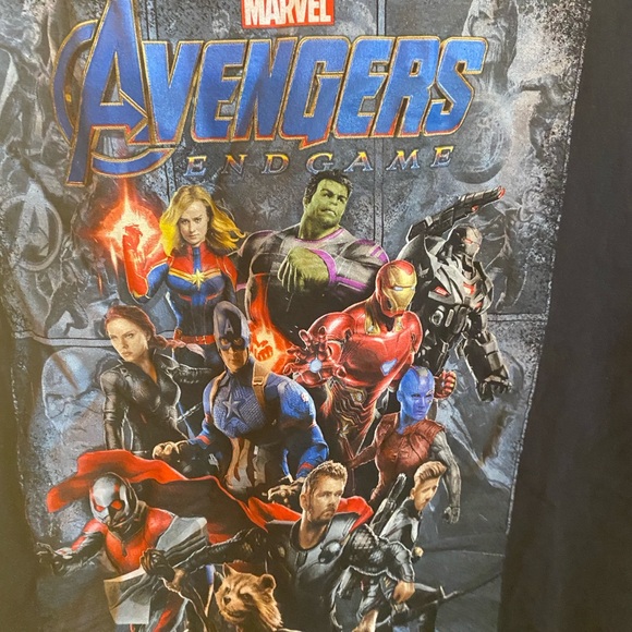 Marvel Avengers Endgame Graphic Tee - Black and Blue - Picture 3 of 5
